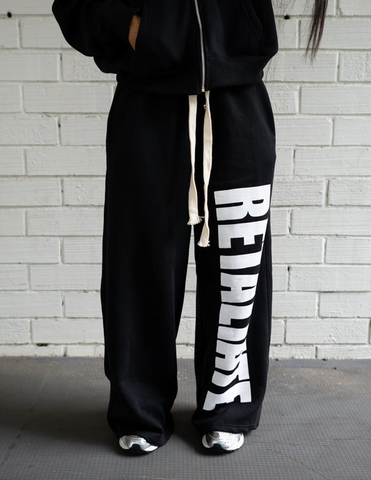 Retaliate Black Sweats