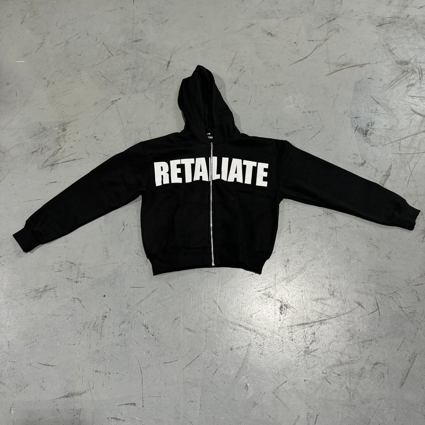 Retaliate Black Zip-Up